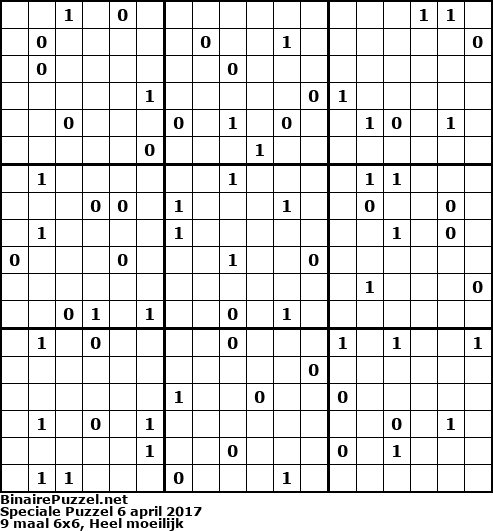 Binaire Puzzel