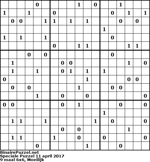 Binaire Puzzel