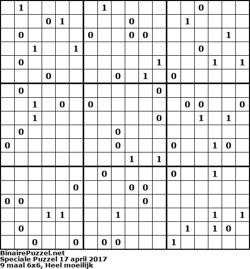 Binaire Puzzel