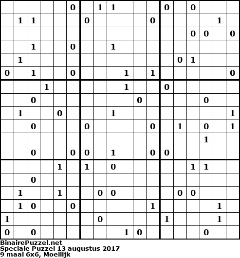 Binaire Puzzel