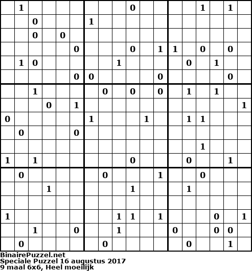 Binaire Puzzel