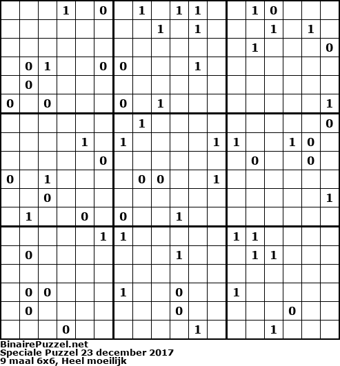 Binaire Puzzel