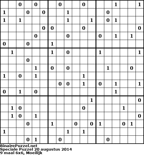 Binaire Puzzel