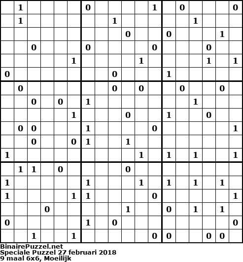 Binaire Puzzel