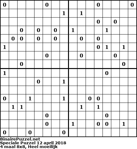 Binaire Puzzel