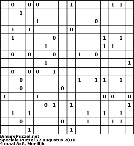 Binaire Puzzel