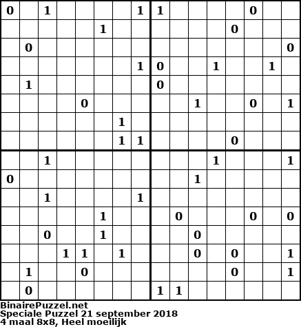 Binaire Puzzel