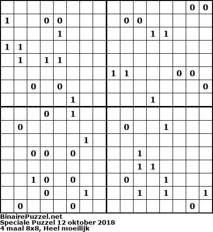 Binaire Puzzel