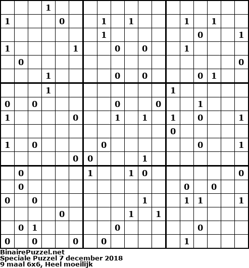 Binaire Puzzel