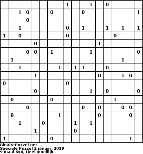 Binaire Puzzel