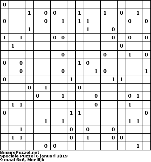 Binaire Puzzel