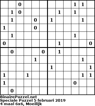 Binaire Puzzel