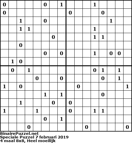 Binaire Puzzel
