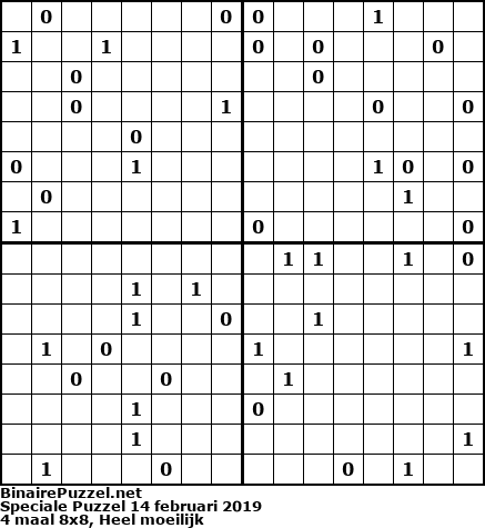 Binaire Puzzel