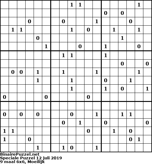 Binaire Puzzel