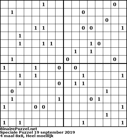 Binaire Puzzel