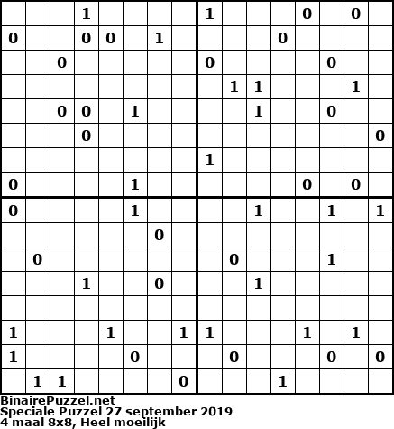 Binaire Puzzel