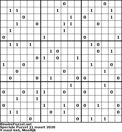 Binaire Puzzel