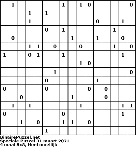 Binaire Puzzel
