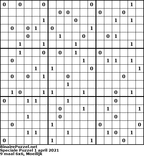 Binaire Puzzel