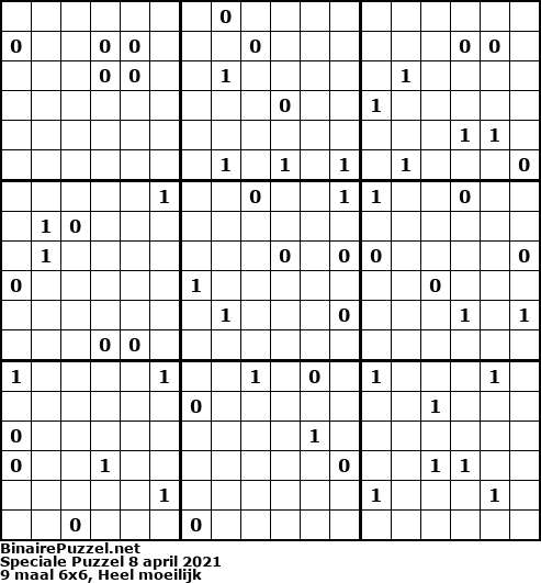 Binaire Puzzel
