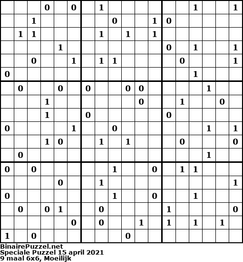 Binaire Puzzel