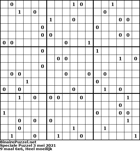 Binaire Puzzel