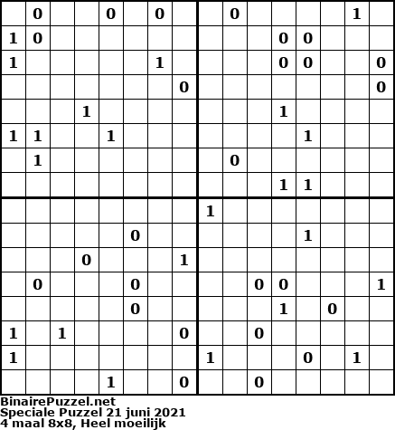 Binaire Puzzel