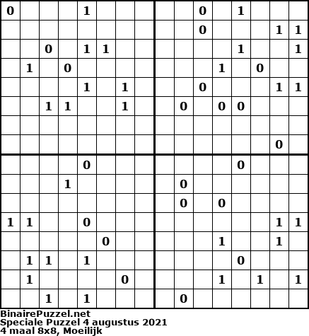 Binaire Puzzel