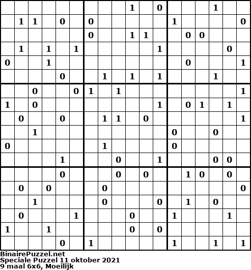 Binaire Puzzel