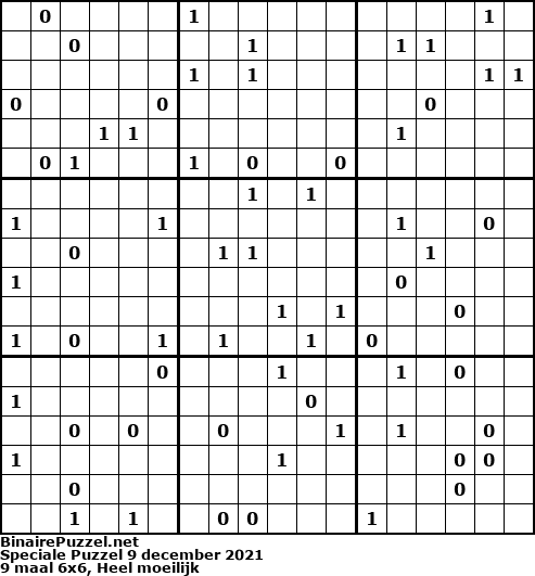 Binaire Puzzel