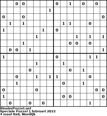 Binaire Puzzel