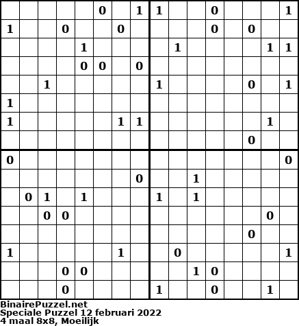 Binaire Puzzel