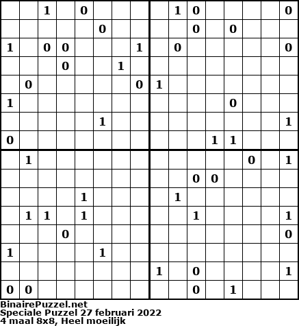 Binaire Puzzel