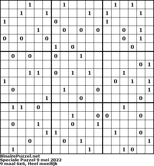 Binaire Puzzel