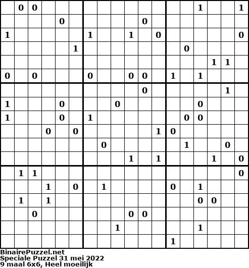 Binaire Puzzel