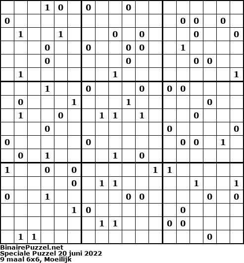 Binaire Puzzel