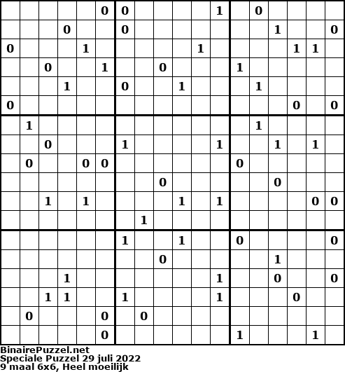 Binaire Puzzel