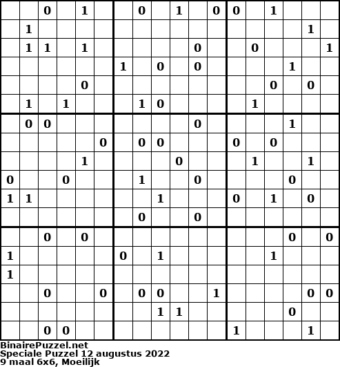 Binaire Puzzel