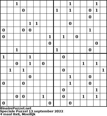 Binaire Puzzel