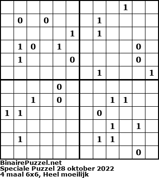 Binaire Puzzel