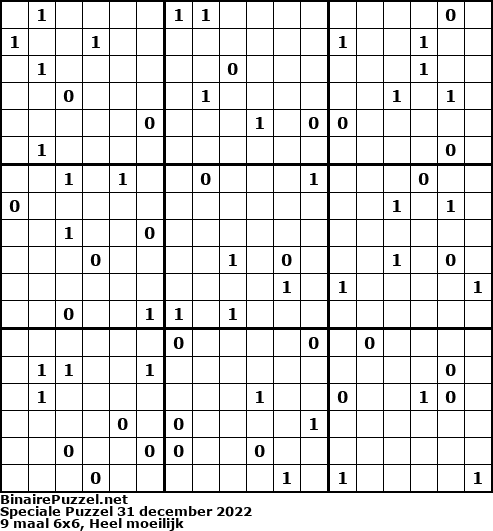 Binaire Puzzel
