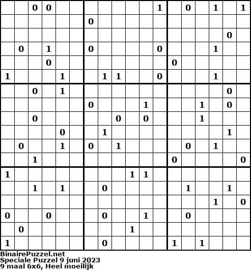 Binaire Puzzel