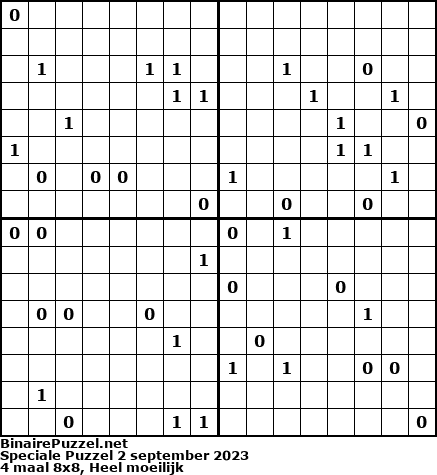 Binaire Puzzel