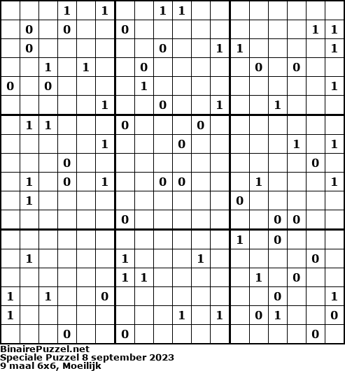 Binaire Puzzel