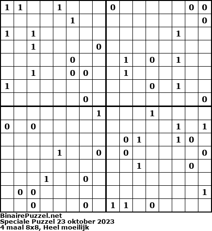 Binaire Puzzel
