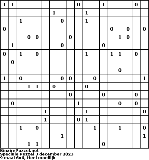 Binaire Puzzel