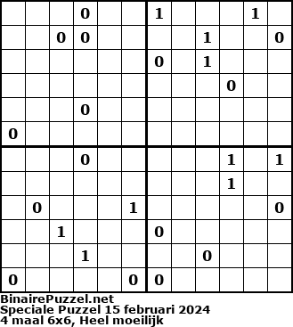 Binaire Puzzel