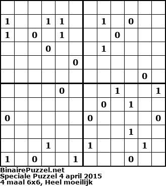 Binaire Puzzel