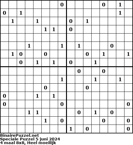 Binaire Puzzel